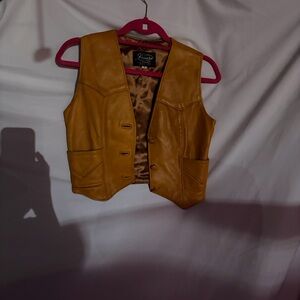 Leisure Leather Jacket in Cognac Brown